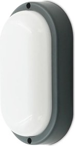 Kültéri Fali Lámpa Csatorna Lámpa Mini 12W 890lm IP54 Szürke Pince Garázs