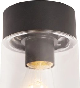 Modern mennyezeti lámpa fekete 22,6 cm IP44 - Jarra
