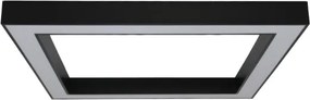 LED mennyezeti lámpatest LED/130W/230V 3000/4000/6500K 100x100 cm fekete