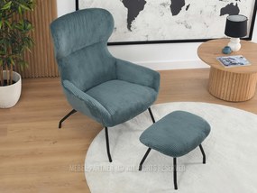 Fotel Condor (türkiz + fekete). 1109989