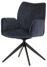 Étkezőszék kék szövetkárpittal. HC-993 BLUE2