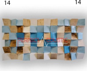 Art nagy kockás akusztikai diffúzorok 60x60x6cm- 14 színben - 9-es színkód , 70x70x6cm csomagolás nélkül