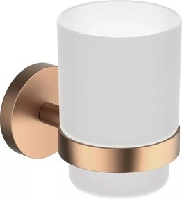 AREZZO design RONO üveg pohár tartó, szálcsiszolt bronz