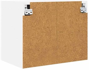 Függő szekrény ajtóval Riga 2 pcs Fehér 50 x 31 x 40 cm Faanyag