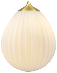 Fehér-aranyszínű lámpabúra ø 27 cm Around the World Medium – UMAGE