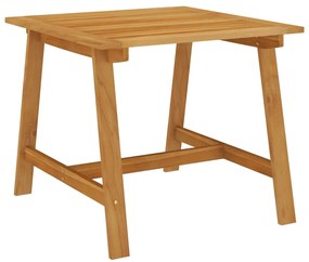 vidaXL 5 részes világosszürke kerti étkezőgarnitúra