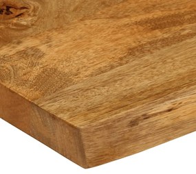 tömör mangófa természetes élű asztallap 100 x 60 x 2,5 cm