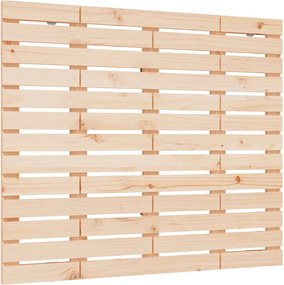 vidaXL tömör fenyőfa fali fejtámla 126 x 3 x 91,5 cm