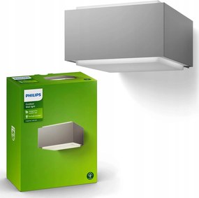 Kerti fali lámpa Kültéri homlokzati lámpa E27 IP44 Szürke Philips