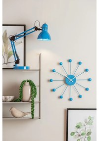 Világoskék asztali lámpa fém búrával (magasság 52 cm) Funky Hobby – Leitmotiv