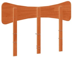 viaszbarna tömör fenyőfa fejtámla 120 cm