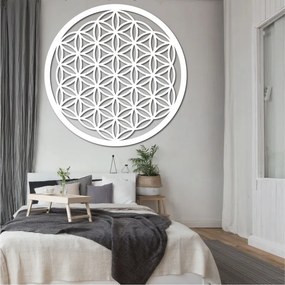 Fából készült fali mandala Életvirág | PERTON