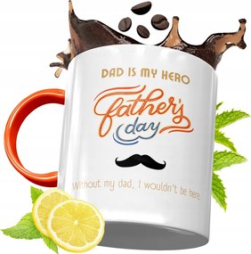 Narancssárga Bögre Apák Napjára Ajándék fényképes nyomtatással