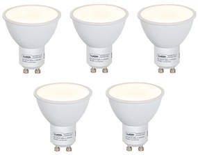 5 db GU10 LED lámpa fény-sötétség érzékelő 5W 380 lm 3000K