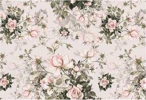 Dekoratív fotótapéta falra Könnyű összeszerelés Virágmintás 152x104 Ragasztó