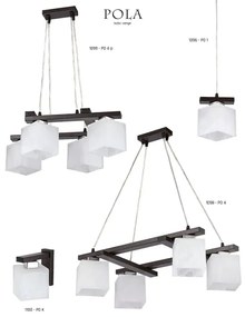 Jupiter 1097 - PO 3 - Csillár POLA 3xE27/60W/230V wenge