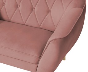 Wilsondo DEANA II kárpitozott kanapé - rózsaszín