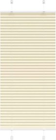 vidaXL pliszírozott redőny krém 55x150 cm szövetszélesség 54,4 cm
