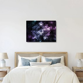 Kép - Lótusz mandala az űrben (70x50 cm)