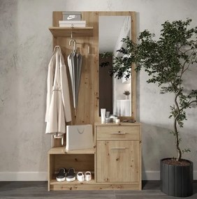 Pergo előszoba bútor kézműves tölgy