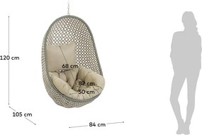 Damila kerti függőfotel - Kave Home