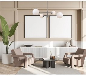 ITALUX PND-55342-4-SN - EVORA 4xG9/5W/230V mennyezeti lámpa, nikkel