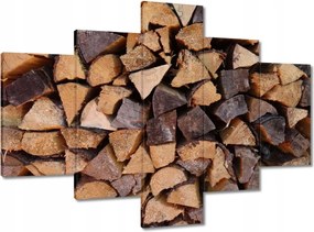 Vászonkép 100x70 Fa a kandallóhoz