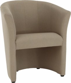 Klub fotel, bézs anyag, CUBA