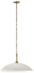 Kichler KL-DELAROSA-P-WH - Csillár láncon DELAROSA 1xE27/60W/230V fehér/réz