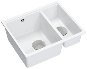 gránit mosogató Logan 150 White