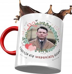 Piros Bögre Sławomir Mentzen XD Ajándék Nyomtatott Fotóval