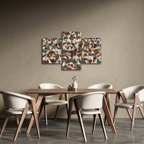 A háromszögek képe (90x60 cm)