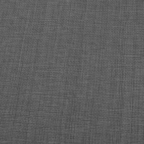 Étkezőszék, szövet sötétszürke/króm, AMINA