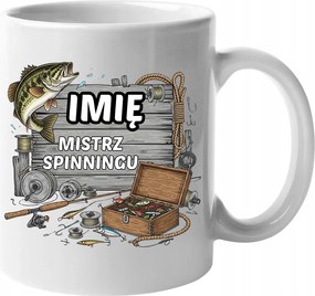 Bögre Születésnapi ajándék Horgásznak Név Karácsonyi ajándék