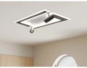 LED Dimmelhető mennyezeti lámpa LED/80W/230V 3000-6500K fekete + távirányítás