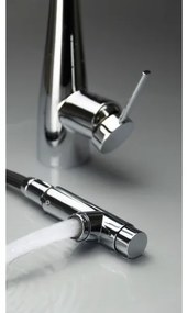 Deante BRE_075M - Mosogató csaptelep kihúzható zuhannyal, ERIDAN, króm