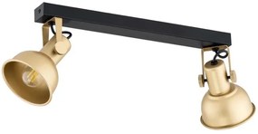 Argon 7144 - Spotlámpa LENORA 2xE14/7W/230V arany/fekete