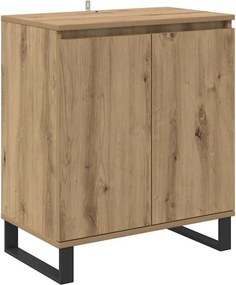 vidaXL Széf Artisan tölgy 60 x 35 x 70 cm Faanyag