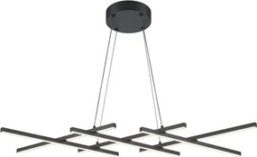 MAYTONI MOD244PL-L50BK HALO Modern Függesztett Lámpa Fehér, Fekete LED IP20