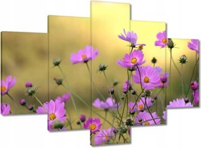 Vászonkép 150x105 Finom virágok a réten