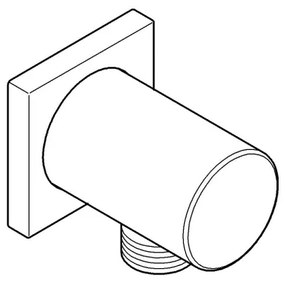 GROHE 27076000 - RAINSHOWER falikönyök, fényes króm