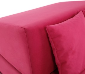 Összecsukható matrac/fotel, 2v1, rózsaszín magenta, PELOS