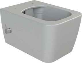 CeraStyle HERA fali WC - MATT SZÜRKE - BEÉPÍTETT bidé funkcióval - perem nélküli - 52 cm