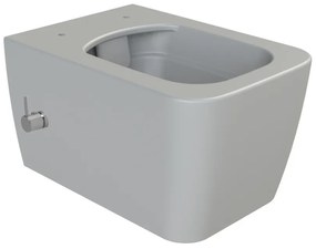 CeraStyle HERA fali WC - MATT SZÜRKE - BEÉPÍTETT bidé funkcióval - perem nélküli