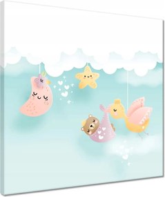 Vászonkép 40x40 Aranyos alvó állatok