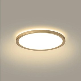 Brilagi - ULTRA SLIM LED fürdőszobai lámpa, 12 W, 230 V, Ø 22,5 cm, arany, IP54
