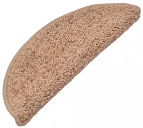 15 db bézs lépcsőszőnyeg 65 x 21 x 4 cm