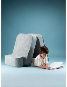 Mentazöld kordbársony gyerek fotel Flip – Wigiwama