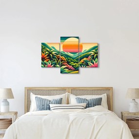 Kép - Színes naplemente (90x60 cm)