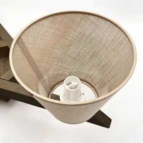 Brilagi - LED mennyezeti lámpa ANTHONY 5xE14/40W/230V tölgy-dió